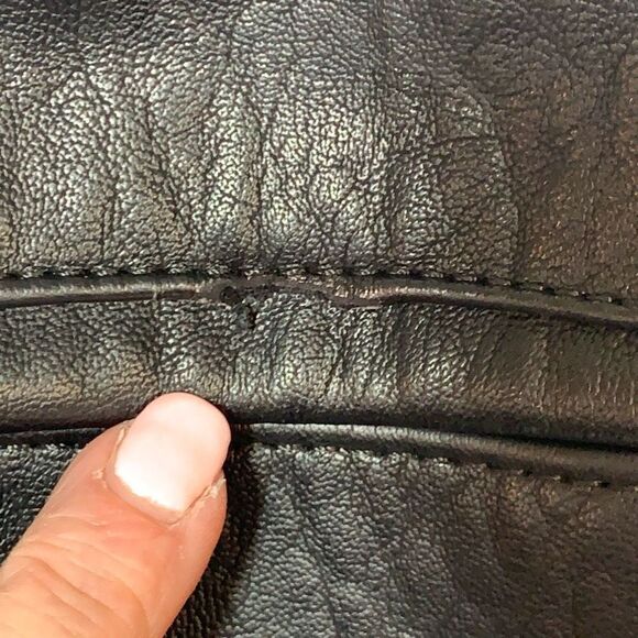 Jessica Simpson black white shoulder purse - Picture 5 of 9